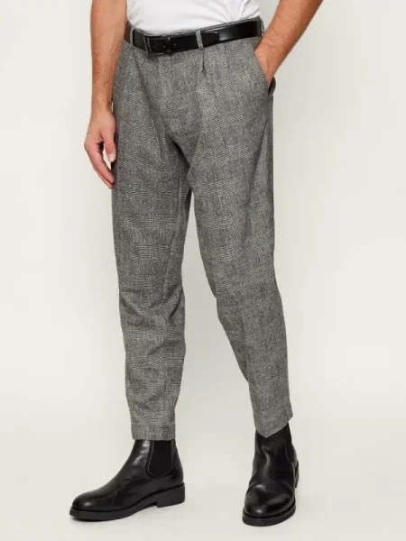 Joop! Pantaloni Randor cu adaos de lână gri