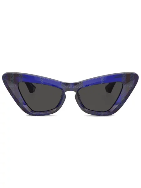 Ochelari de soare Burberry Eyewear în carouri albastru