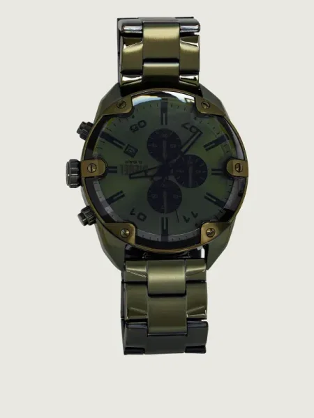 Diesel óra Spiked férfi zöld