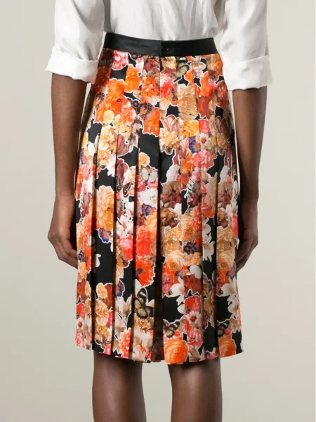 Fustă Givenchy cu model floral