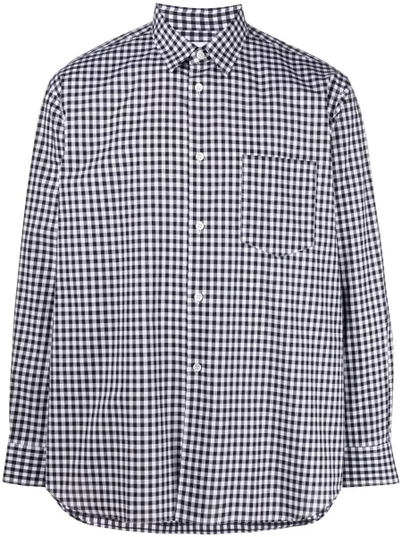 Košulja Comme Des Garçons Shirt karirana s printom crna