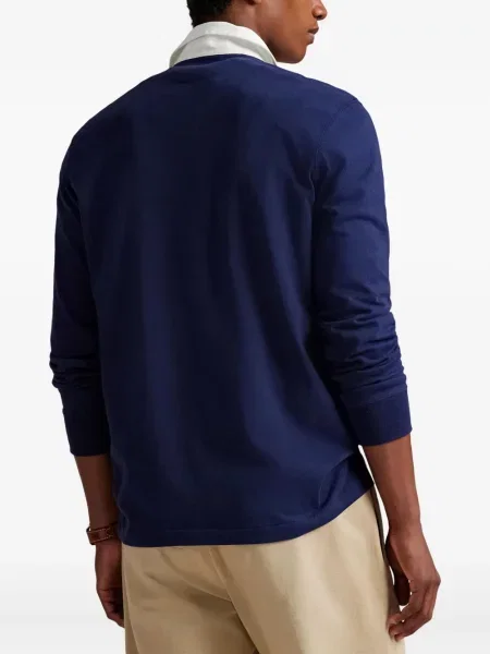 Μικρός κασκέτο Polo Ralph Lauren με χαμηλή μέση υφαίνω διαγωνίως πράσινο