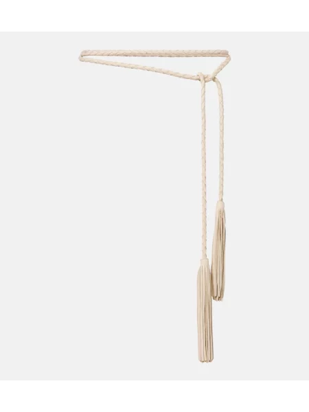 Curea Nour Hammour din piele alb