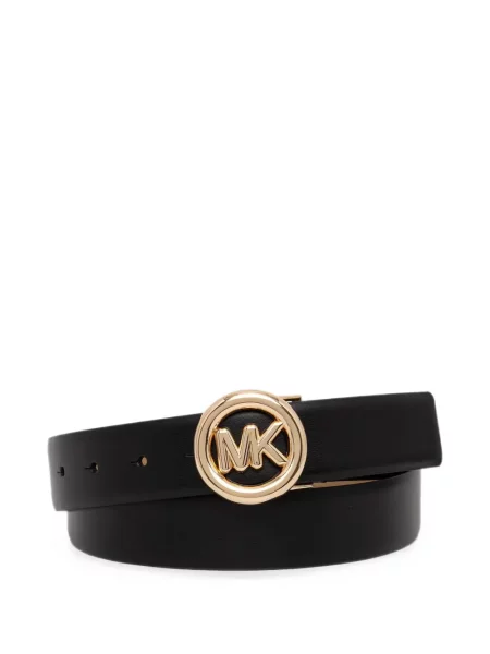 Costum de baie Michael Michael Kors cu volane din piele negru