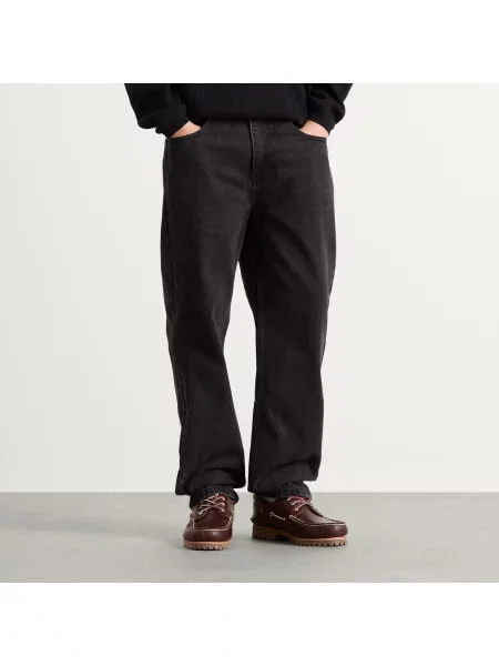 Jeansy straight leg Butter Goods czarne