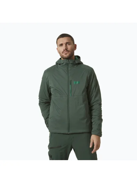 Olcsóbban. Férfi Helly Hansen Odin Stretch Hooded Insulator pehelypaplan dzseki Méret: M zöld