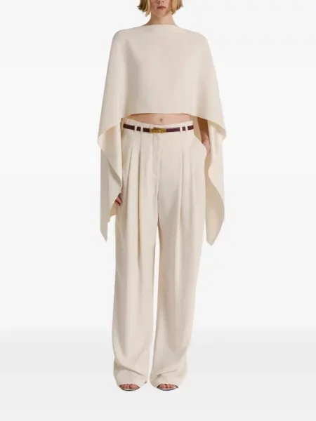 Pantaloni Alberta Ferretti alb