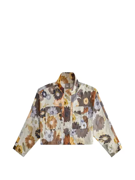 Decupat geacă Kith cu model floral cu imagine gri