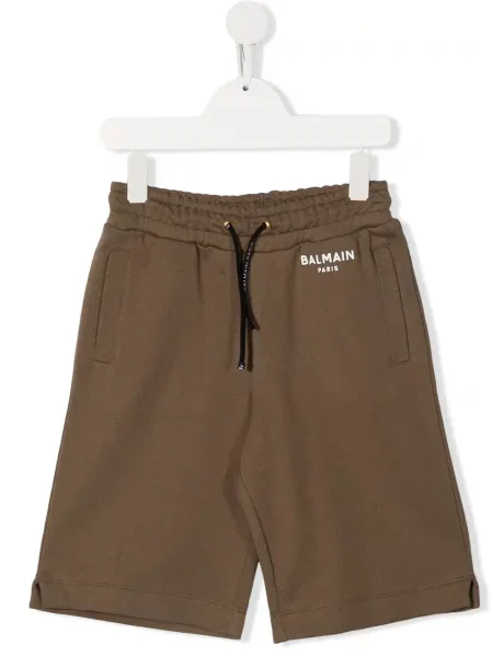 Szorty dziecięce Balmain brązowe