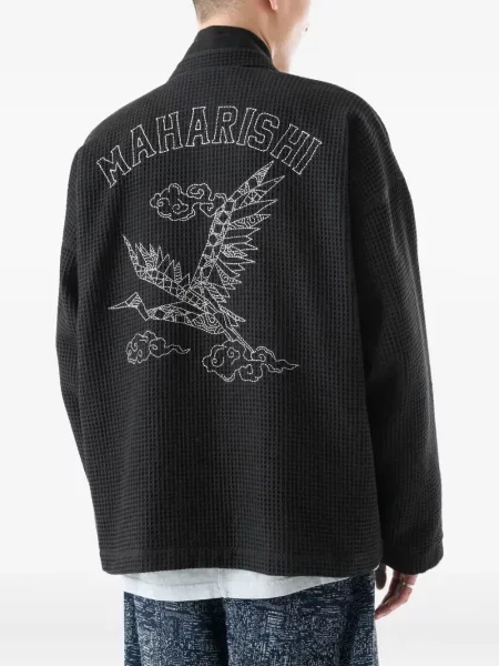 Geacă Maharishi cu broderie negru
