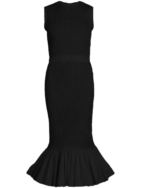 Odgovarati midi haljina Patou iznad koljena crna