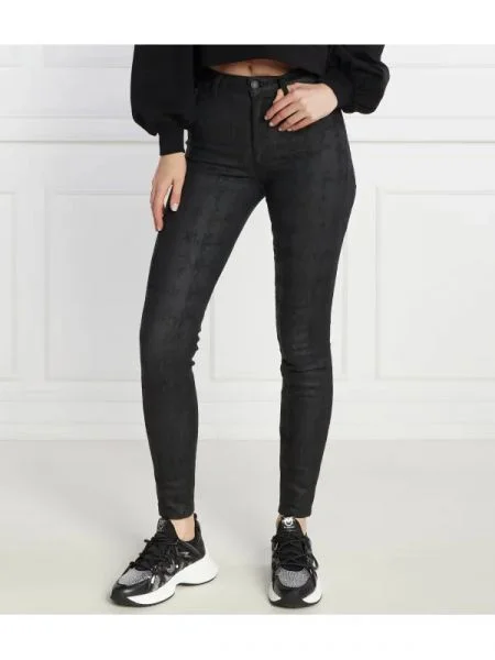 Karl Lagerfeld Blugi aop skinny | Skinny fit | denim negru