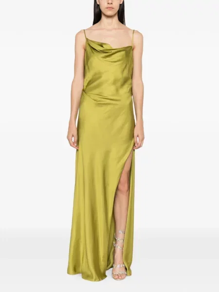 Rochie Arcina Ori cu volane verde