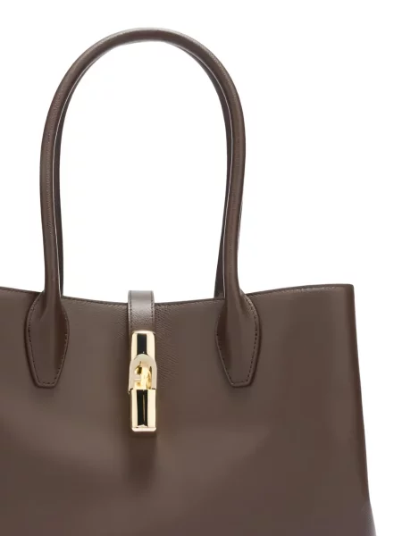 Geantă shopper Furla maro