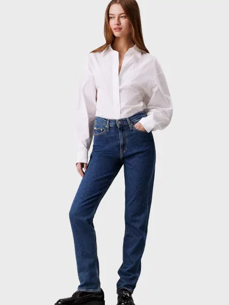 Прямые джинсы Calvin Klein Jeans синие