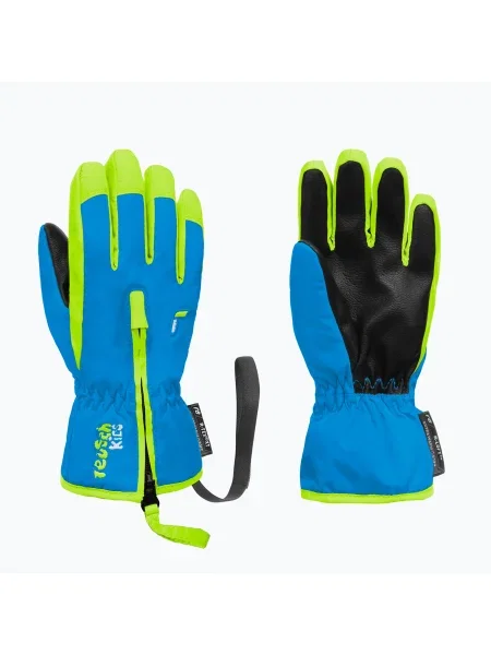 Mănuși de schi pentru copii Reusch Ben brilliant blue/safety yellow albastru