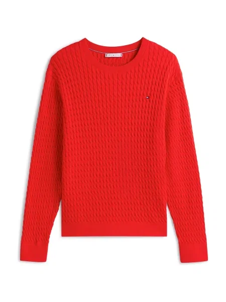 Tommy Hilfiger Curve Pulover roșu