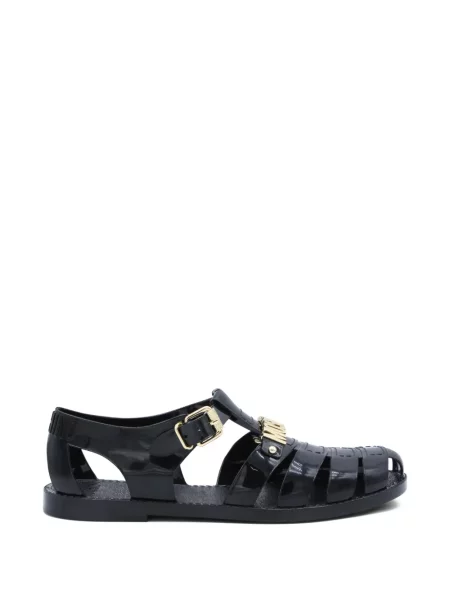 Sandale Moschino cu cataramă negru