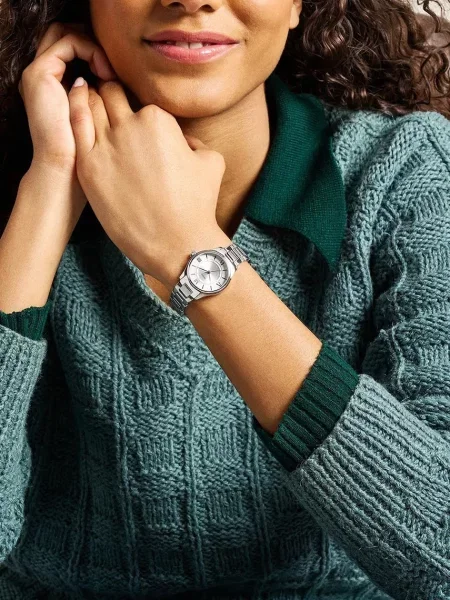 Часы Fossil серебряные