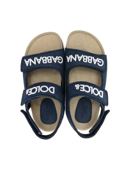 Sandały dziecięce Dolce And Gabbana niebieskie