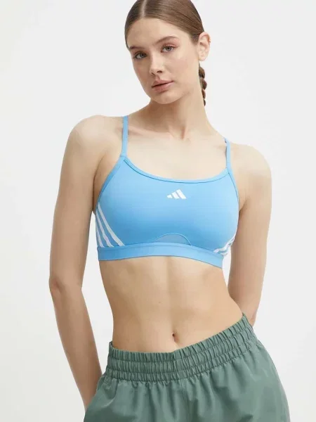 Sportovní podprsenka adidas Performance Aeroreact modrá