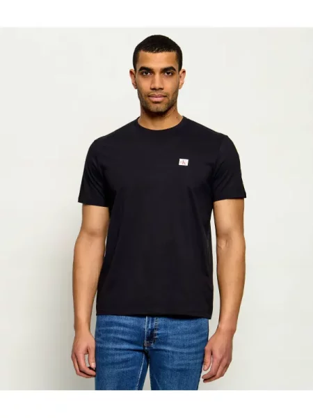 Calvin Klein Jeans Póló Regular Fit fekete
