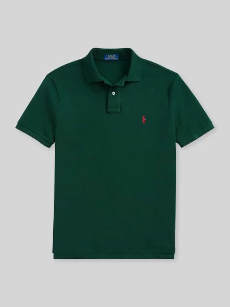 Ralph Lauren Koszulki Mężczyzna S Polo Custom Slim Fit zielony