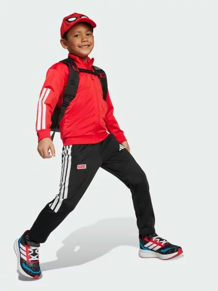 Костюмный спортивный костюм Adidas красный
