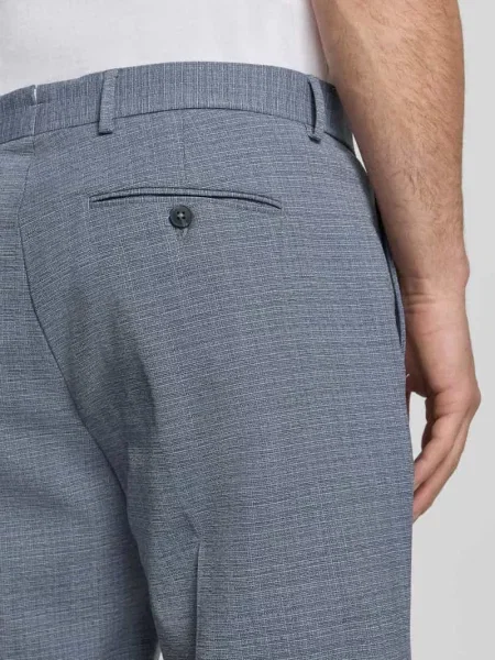 Spodnie garniturowe o kroju regular fit z mieszanki wełny model DUKE' Selected Homme