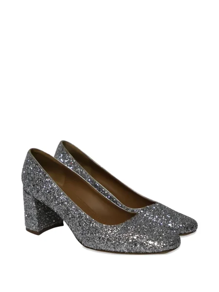 Pantofi cu toc Mansur Gavriel argintiu