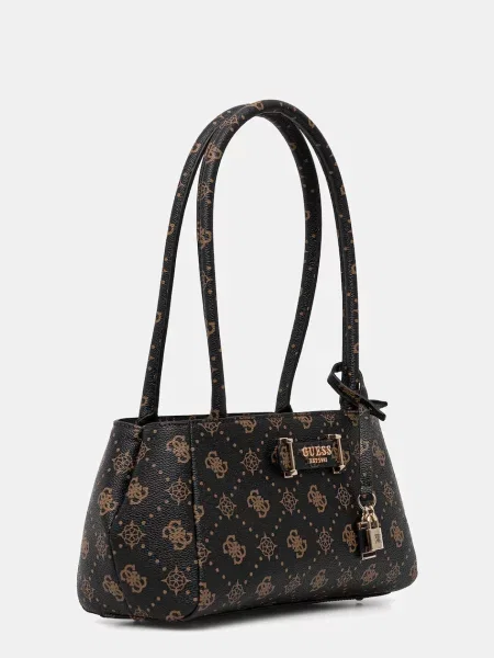 Τσάντα Guess CARRIE καφέ