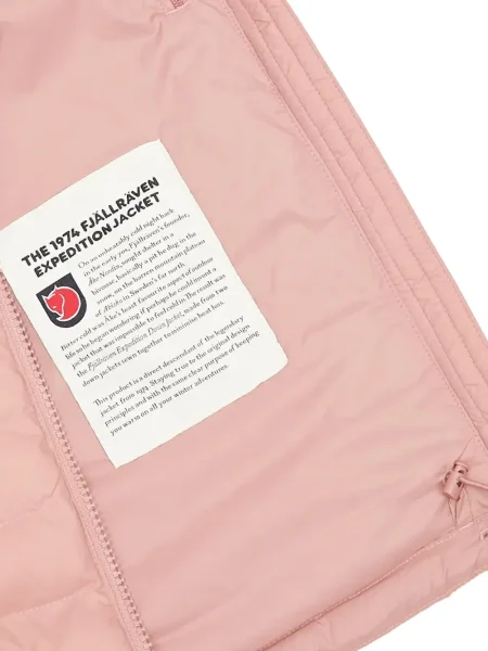 Яке Fjallraven с качулка розово