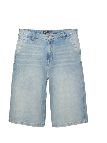 Pull&Bear Jeans deschis / portocaliu pastel albastru