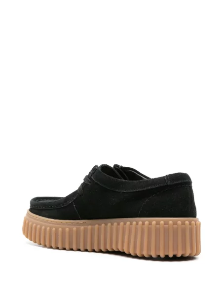 Pantofi loafer Clarks din piele de căprioară negru