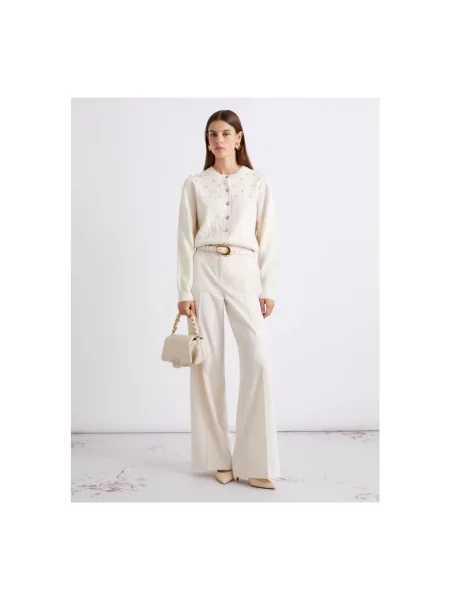 Pantaloni Marella alb