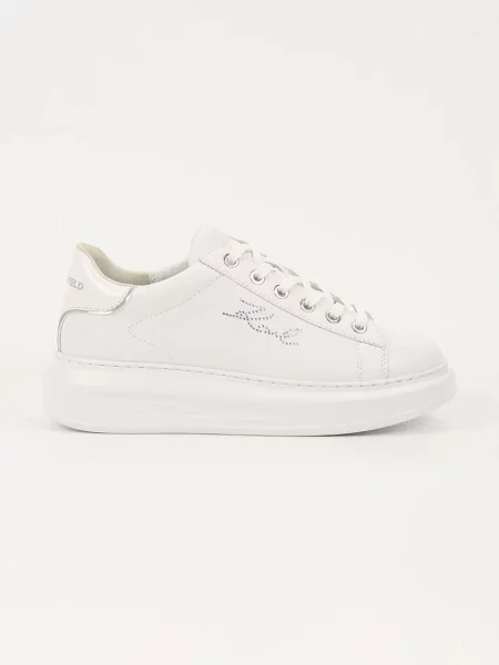 Кожени маратонки Karl Lagerfeld KAPRI бяло