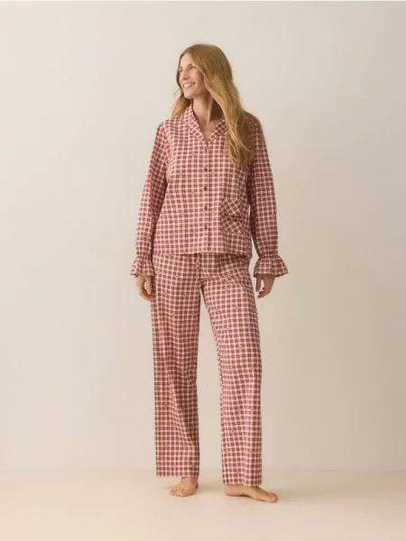 Клетчатые трусы Reserved красные