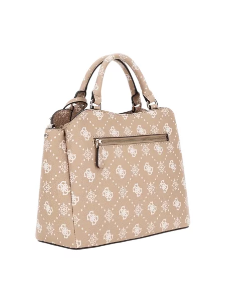 Guess Torebki Kobieta Beżowy ONE SIZE Elegancka Satchel Dla Dziewczyny biała