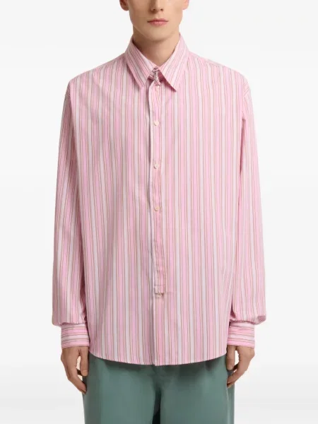 Риза Marni на райета розово