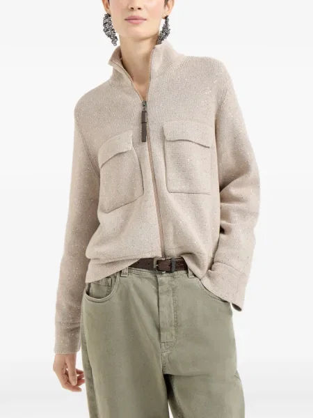 Cardigan Brunello Cucinelli cu paiete