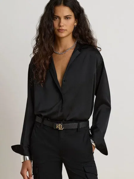 Lauren Ralph Lauren cămașă pentru femei negru