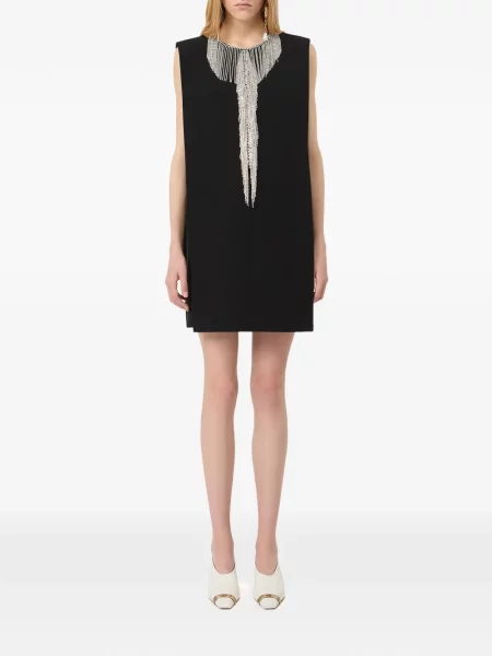 Rochie mini Sportmax fără mâneci negru