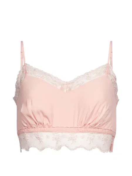 Maiou Simone Rocha din dantelă roz