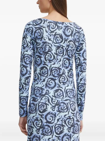 Palaidinė be rankovių Résumé mėlyna