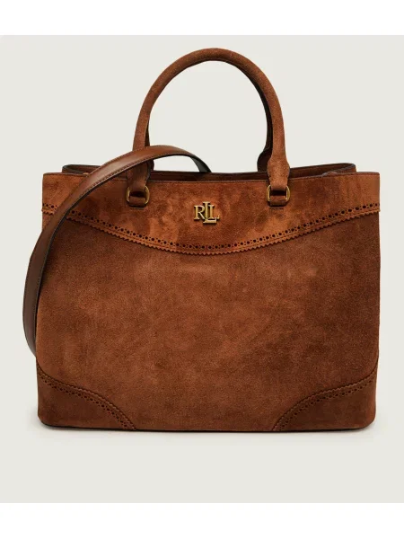 Geantă Lauren Ralph Lauren maro