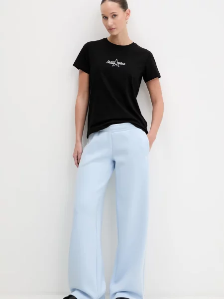 Guess Jeans spodnie dresowe niebieskie