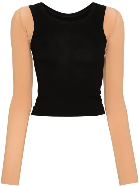 Top Mm6 Maison Margiela černý