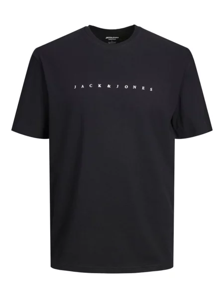 JACK & JONES Tricou negru alb