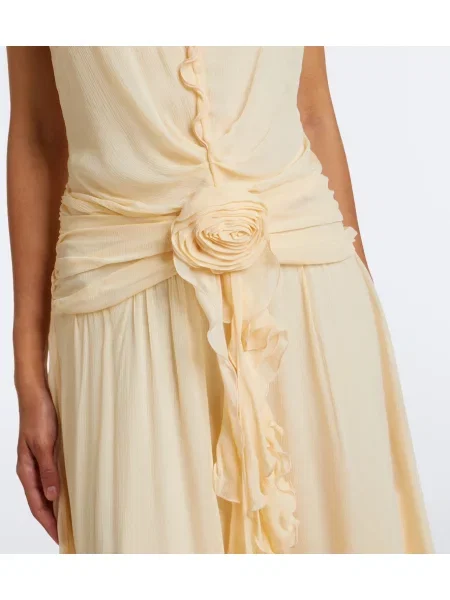 Rochie Blumarine cu volane galben