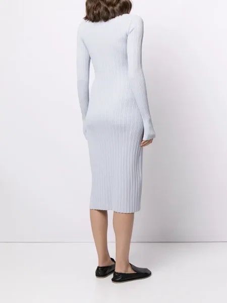Rochie Proenza Schouler White Label tricotate de costum alb
